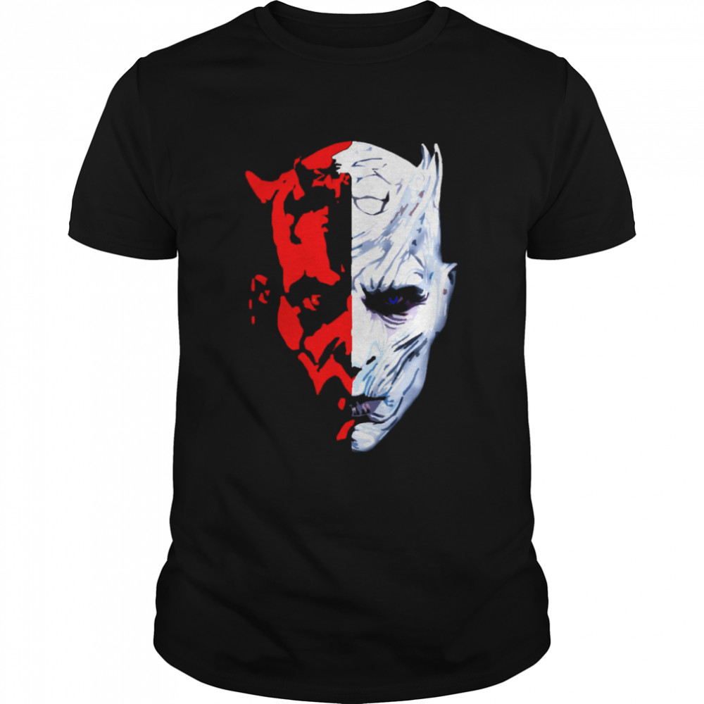 Night Maul Darth Maul Half Face Star Wars shirt