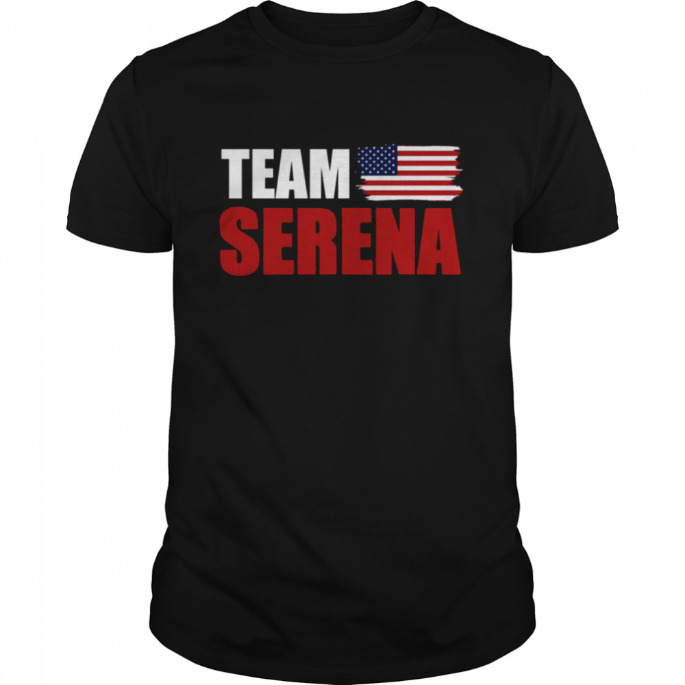 Team Serena Williams US Flag shirt