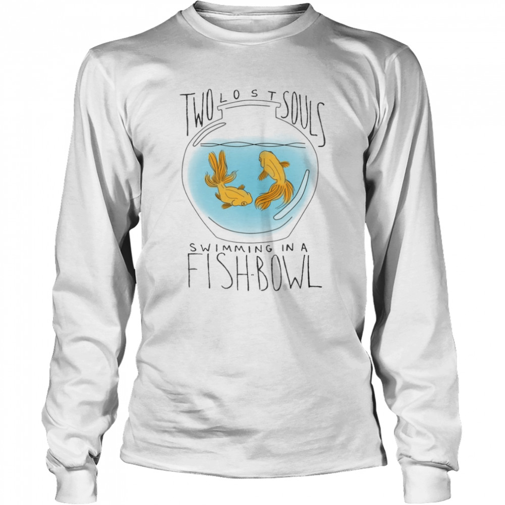 Two Lost Souls Swimming In A Fishbow Pink Floyd shirt Long Sleeved T-shirt