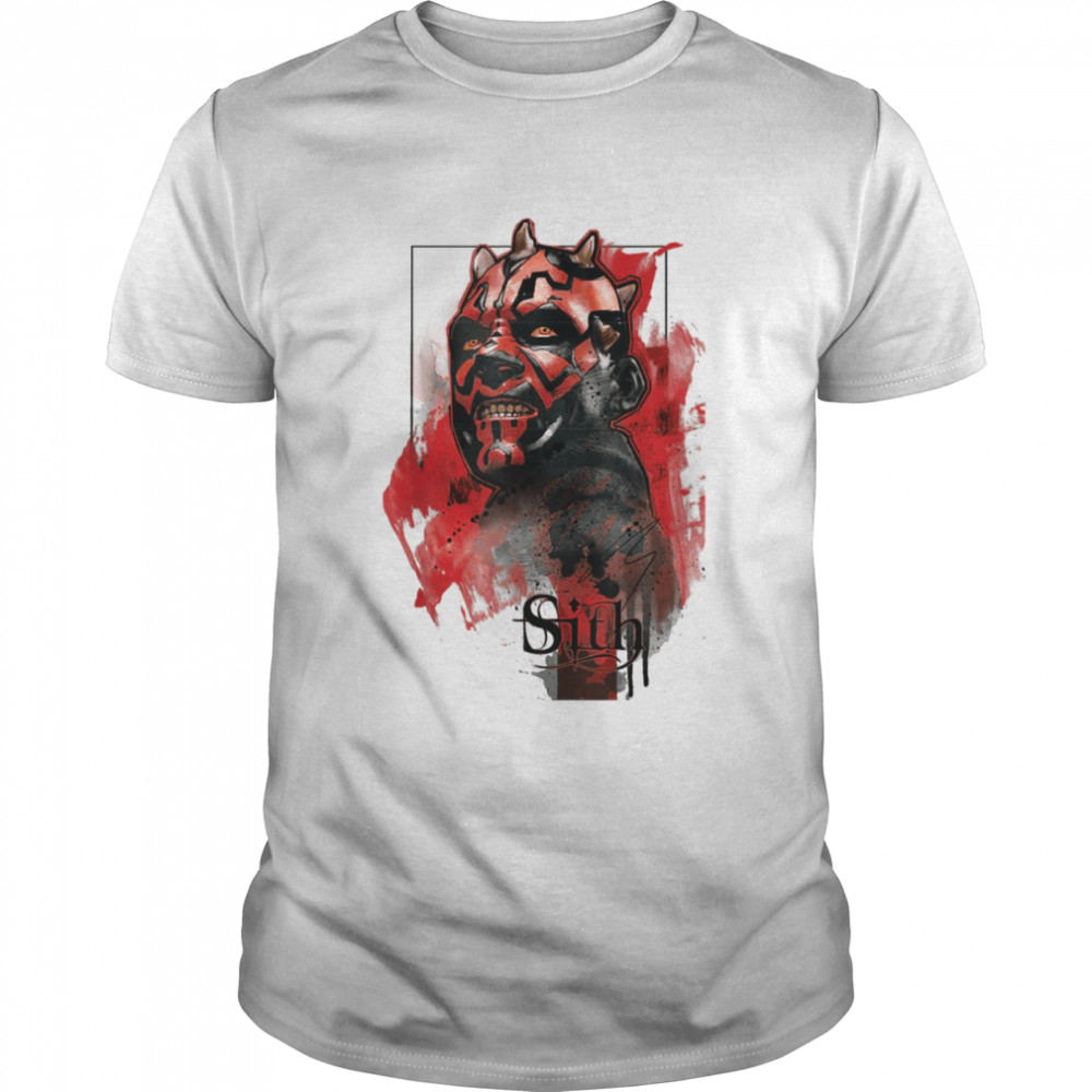 Water Color Paiting Sith Darth Maul shirt