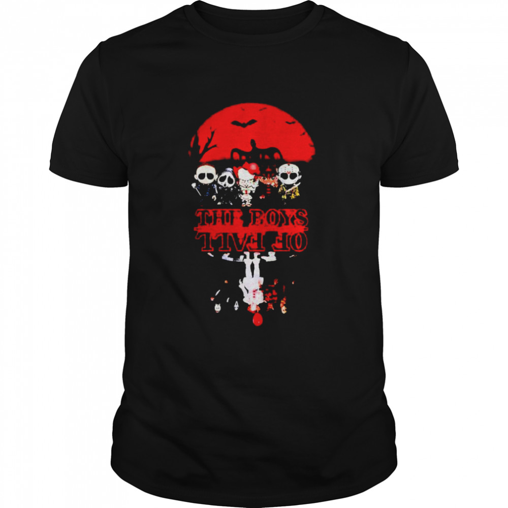 Horror character the boys of fall Halloween shirt