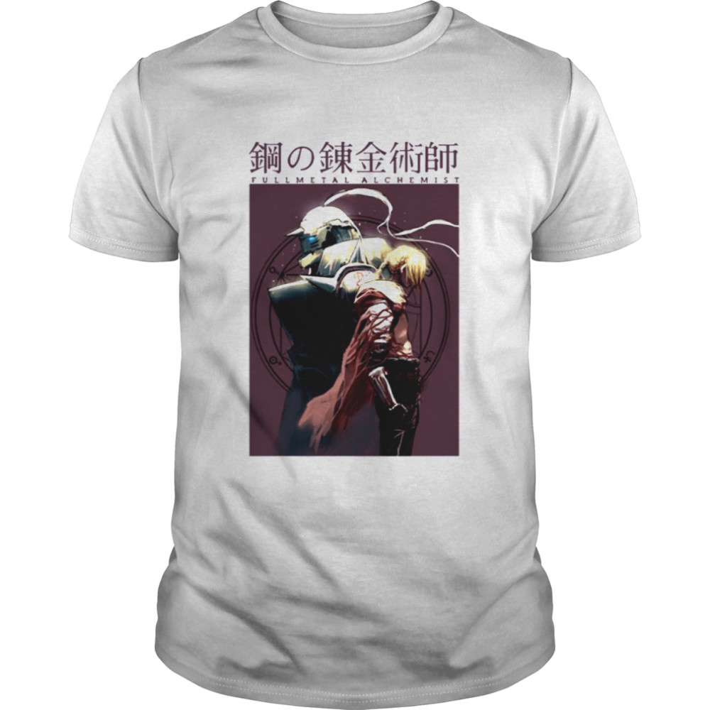 Manga Fullmetal Alchemist Ed & Al Brothers shirt Classic Men's T-shirt