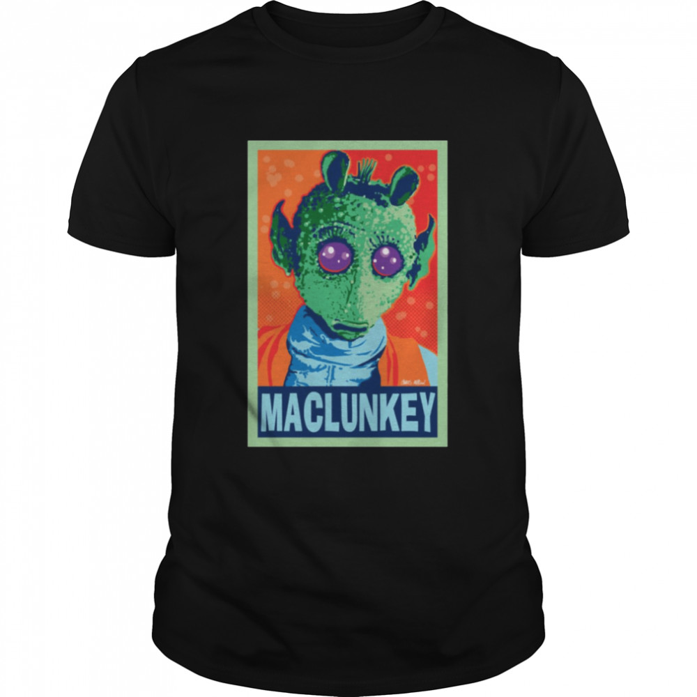 Portrait Greedo Maclunkey Star Wars shirt Classic Men's T-shirt