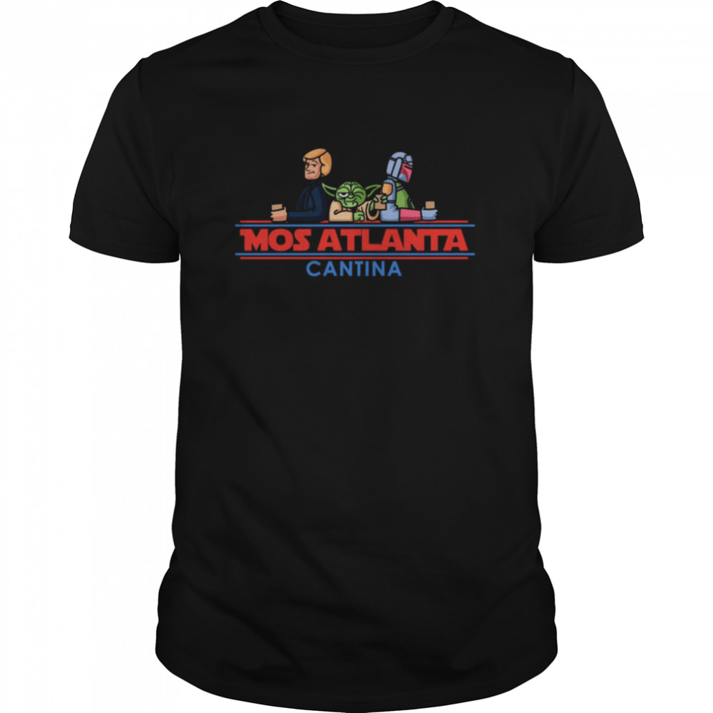 Retro Mos Atlanta Cantina Cool Graphic Star Wars shirt Classic Men's T-shirt