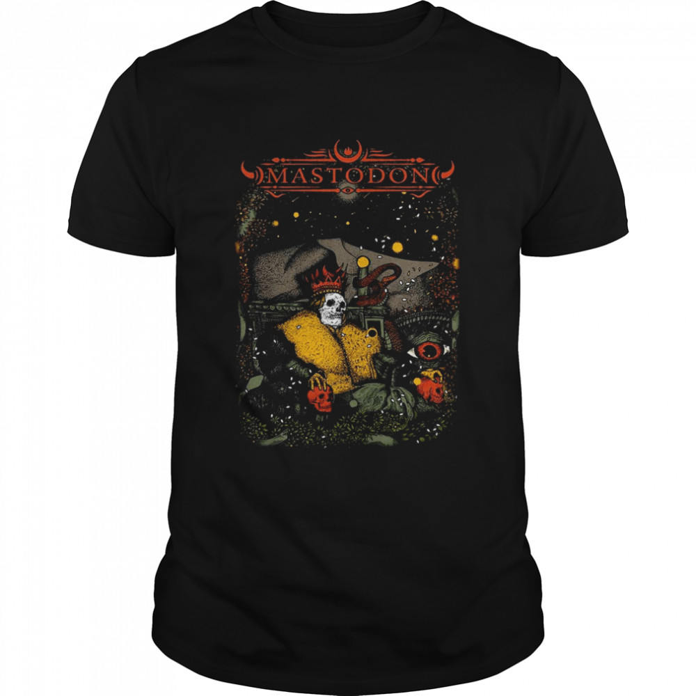 Seated Sovereign Art Mastodon Band shirt