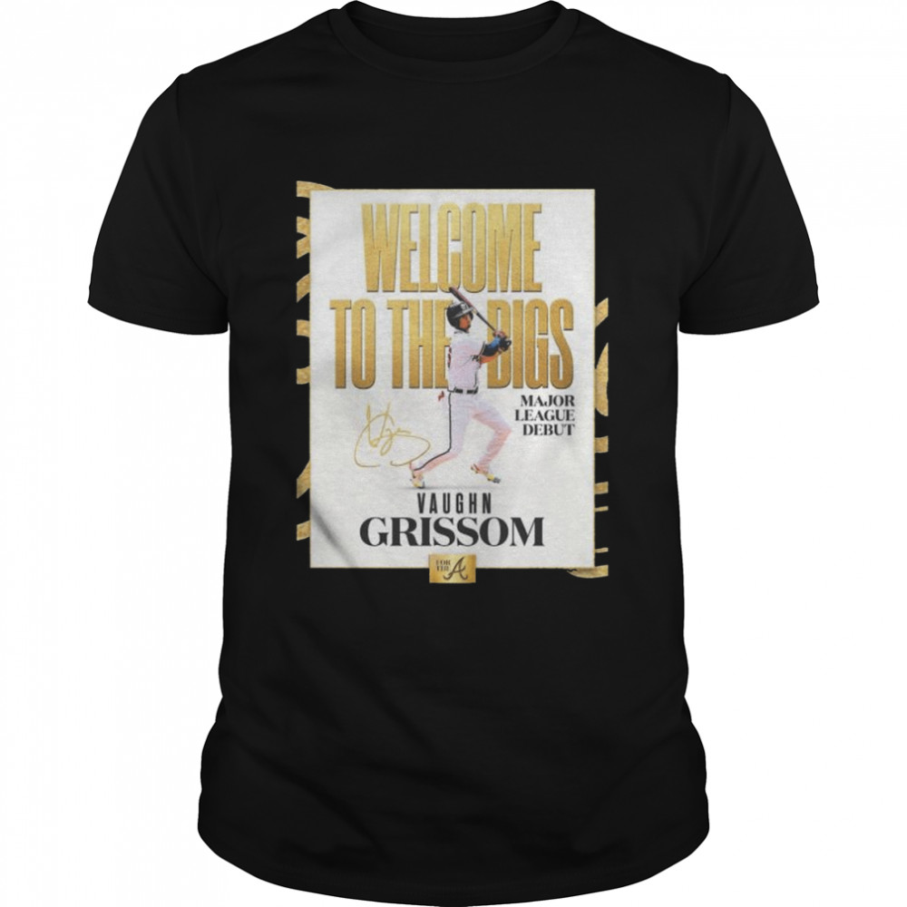 Vaughn grissom major league debut atlanta braves shirt