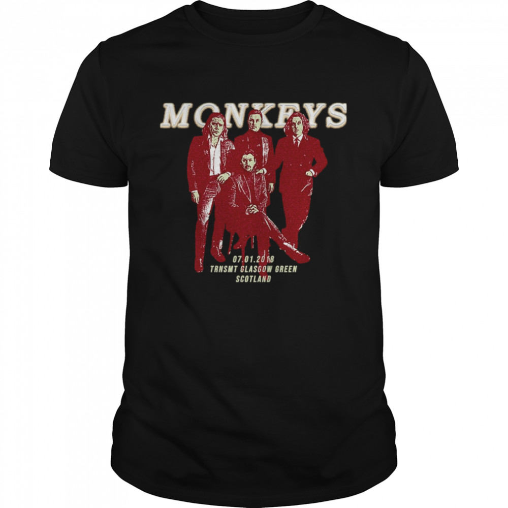 Monkeys Live TRNSMT Glasgow Green Scotland shirt