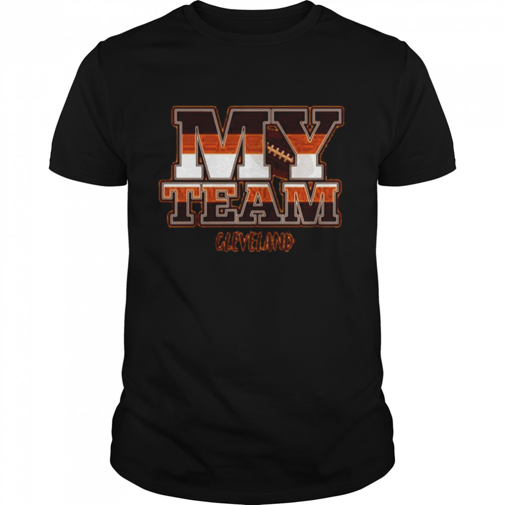 My Team Cleveland Browns Football Shirt