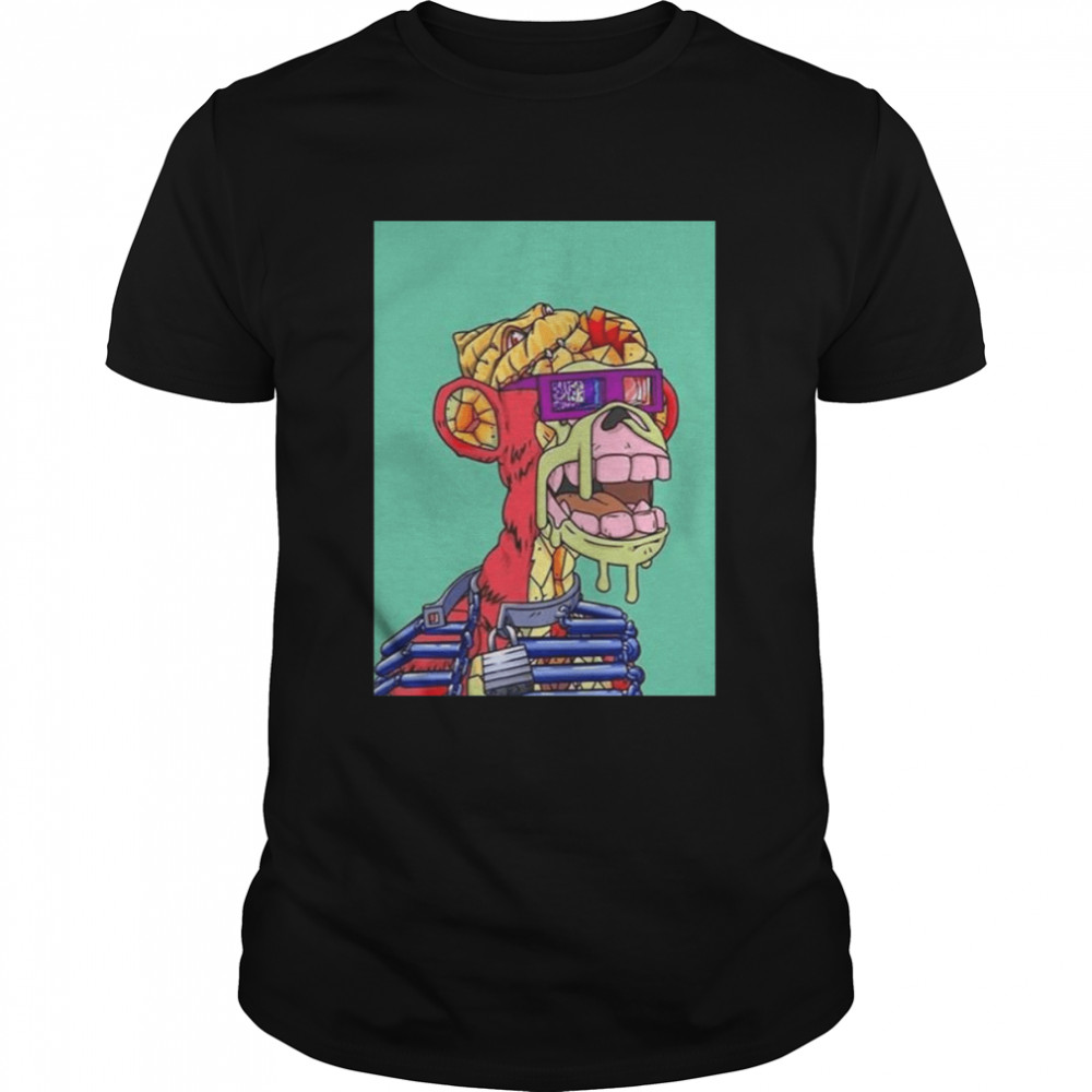 Nft Doodle Monkey Lock Shirt