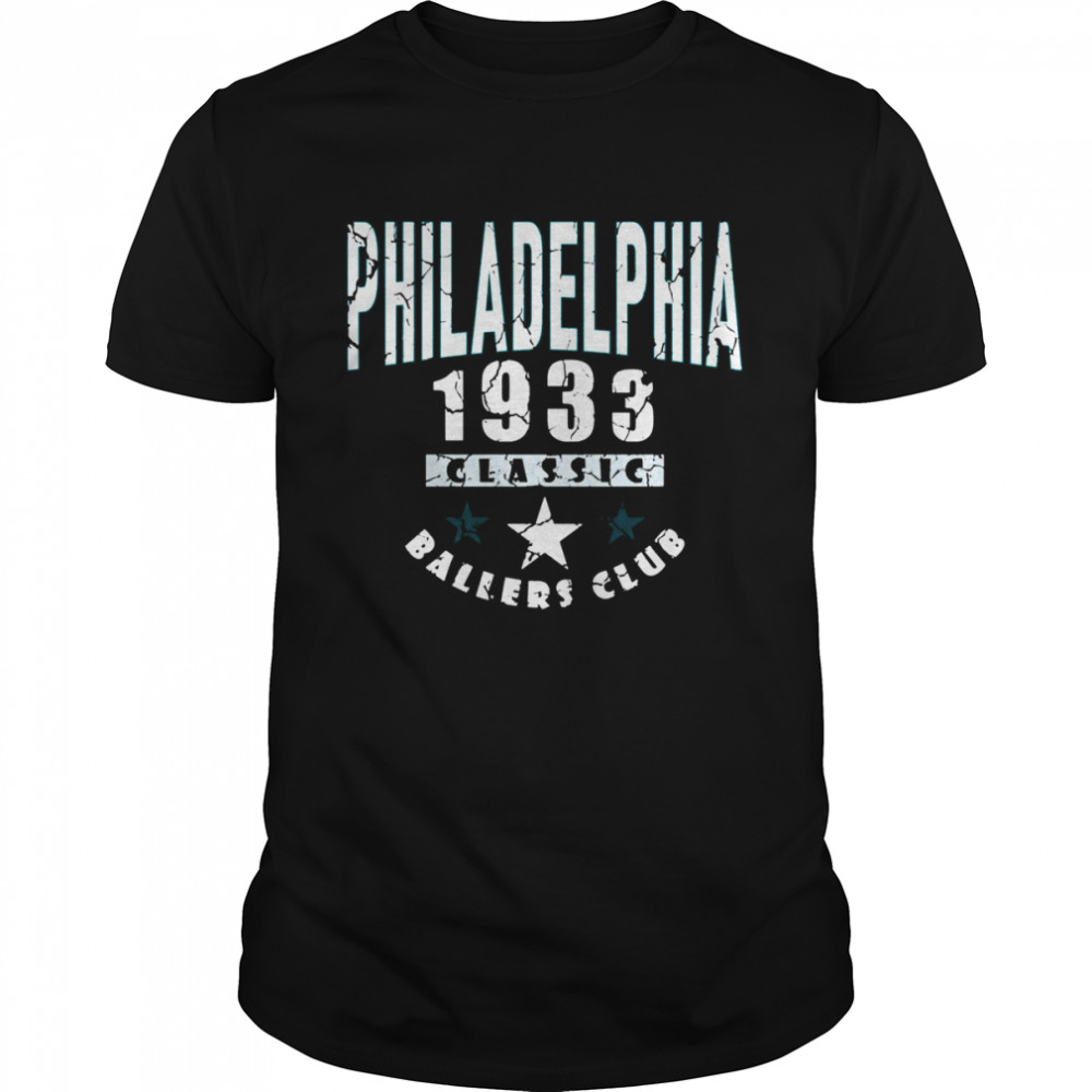 Philadelphia Pro Football 1933 Ballers Clubs shirt