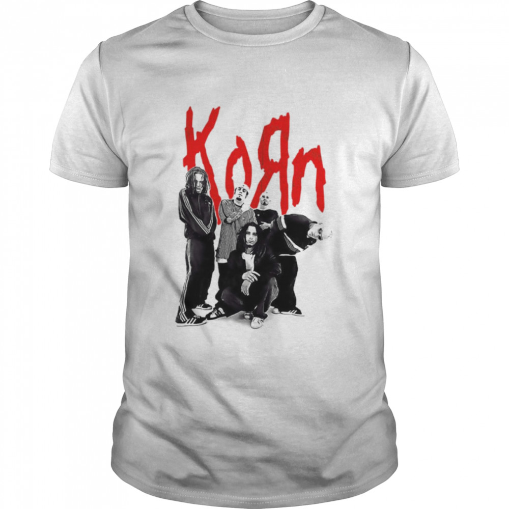 Retro Rock Band 90s Korn Illustration shirt