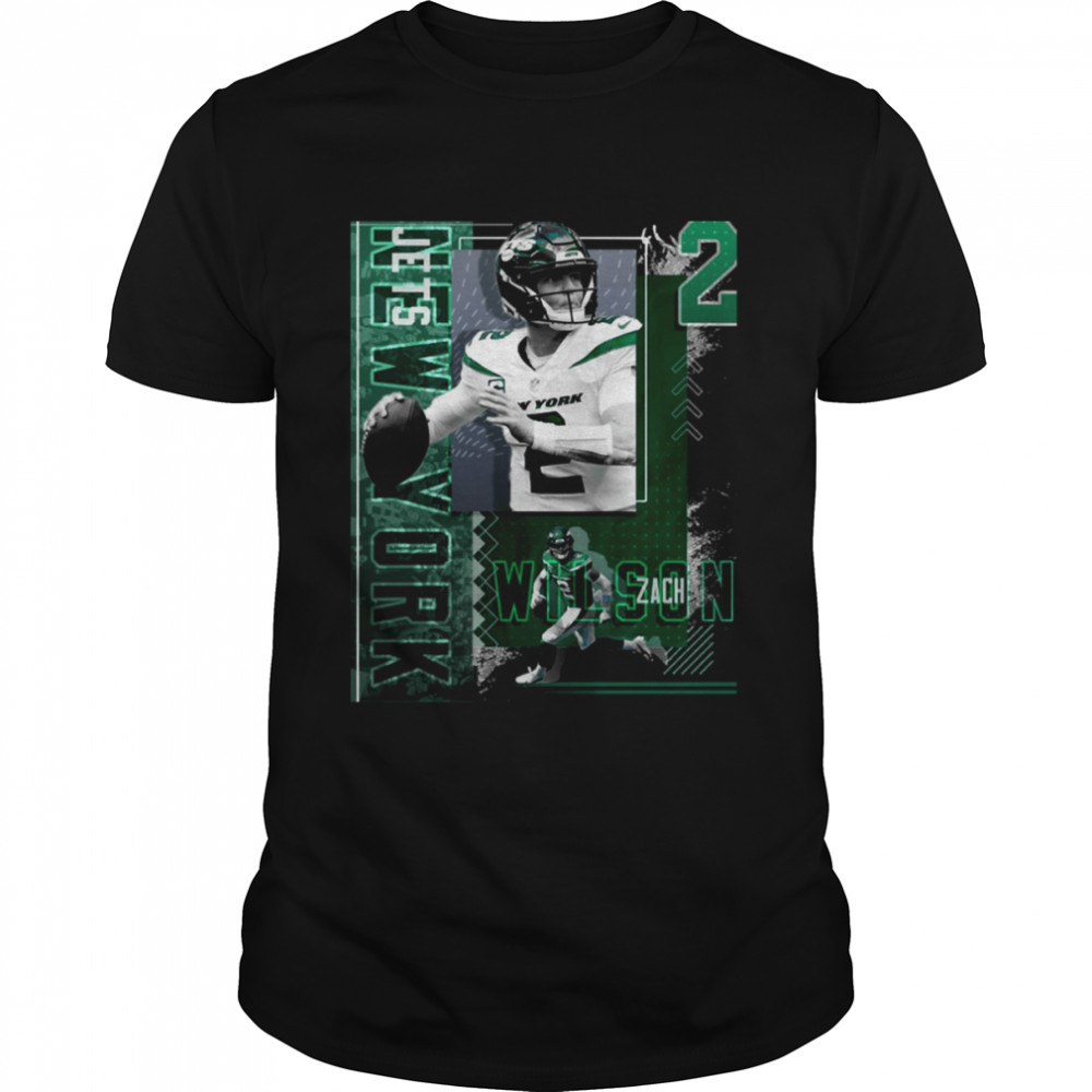 Zach Wilson Football Paper shirt