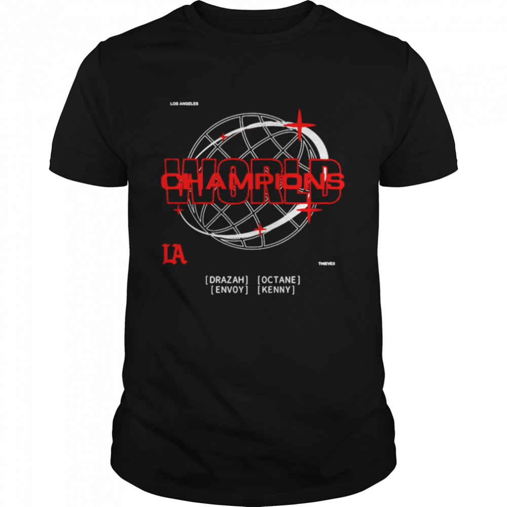 100 Thieves La Thieves 2022 World Champions shirt