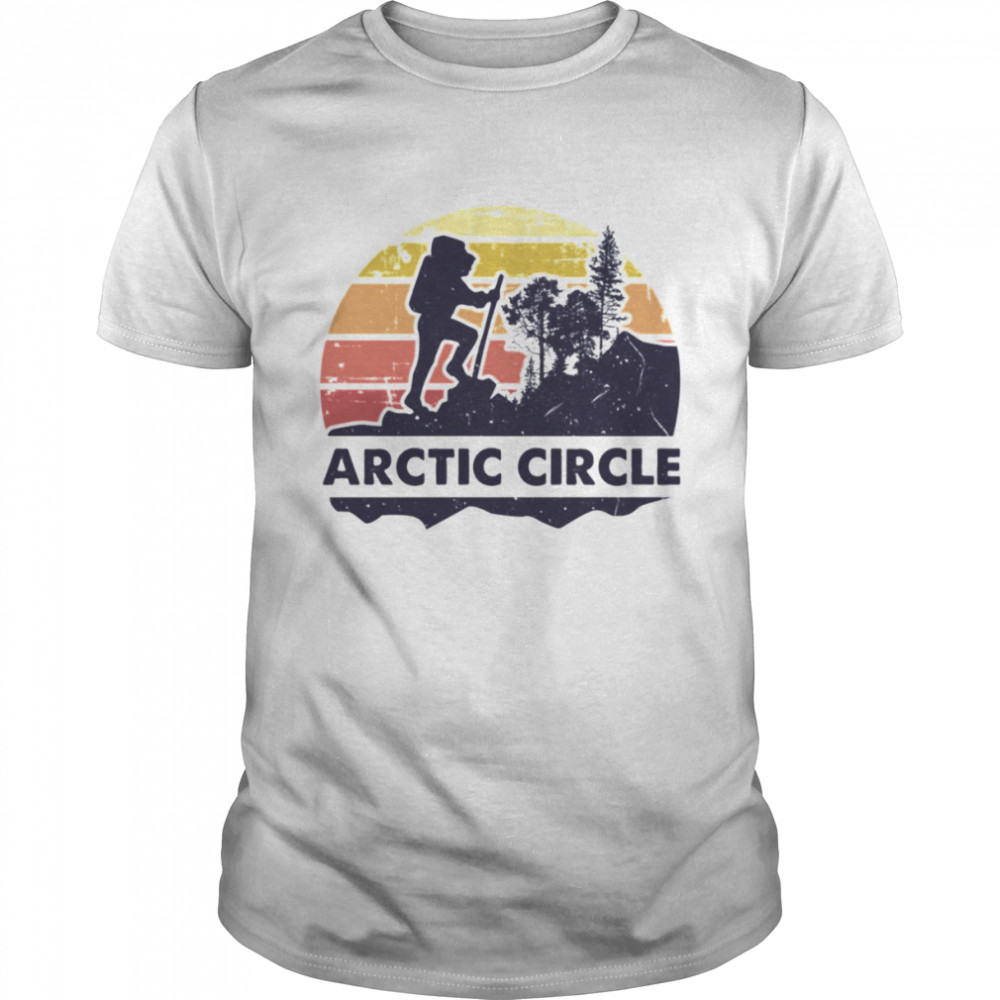 Arctic Circle Hiker Gift Vintage shirt