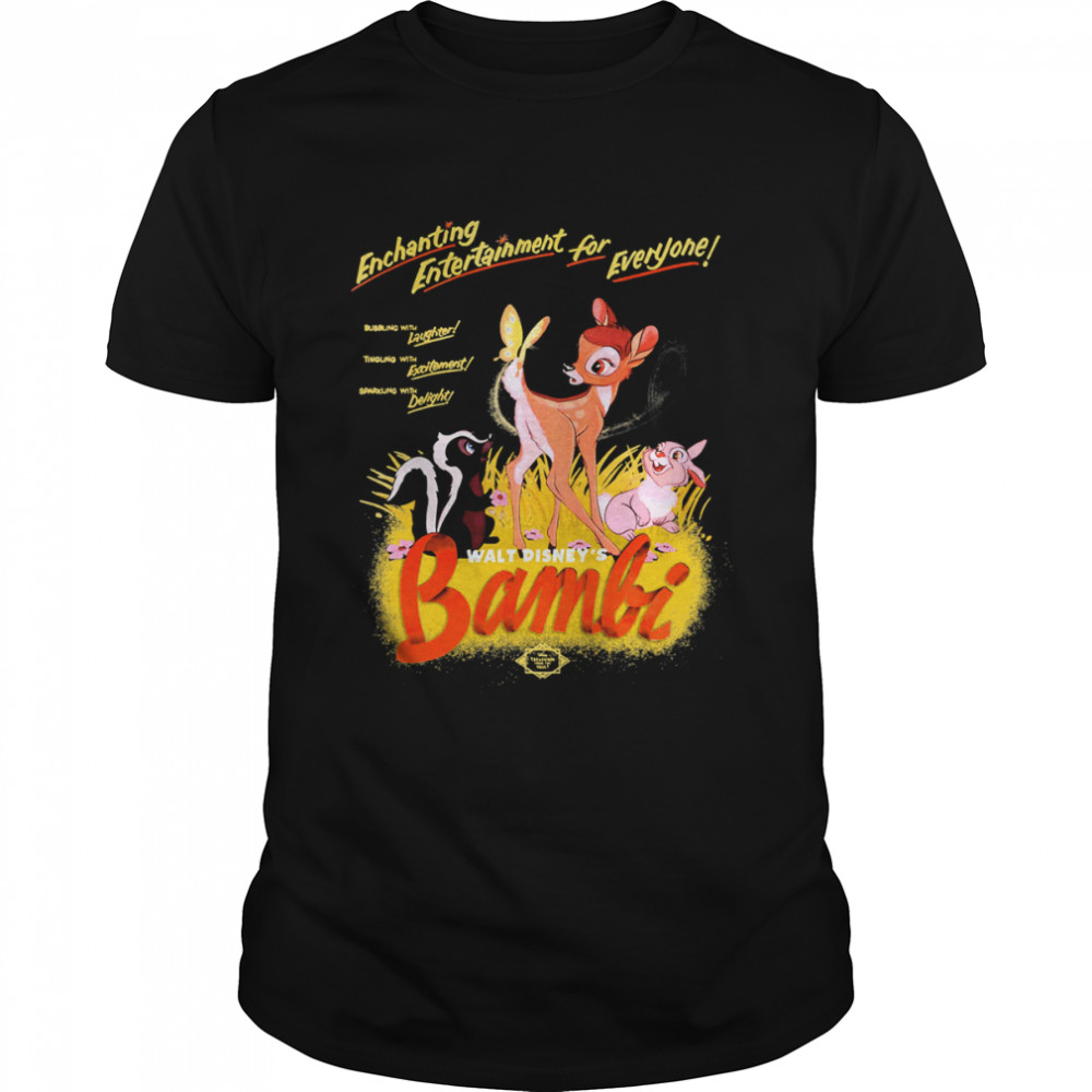 Bambi Enchanting Entertainment For Everyone Retro Disney shirt