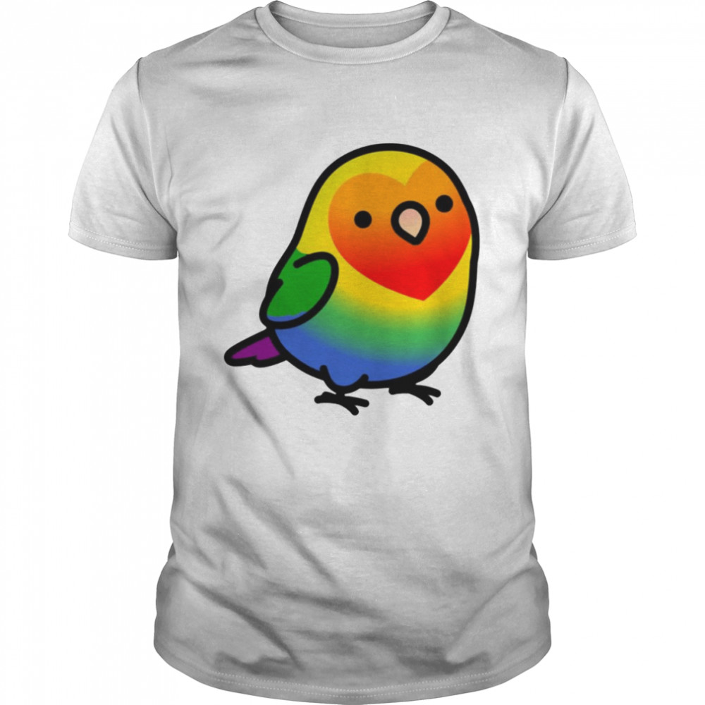 Lgbt+ Gay Pride Lovebird Parrot shirt