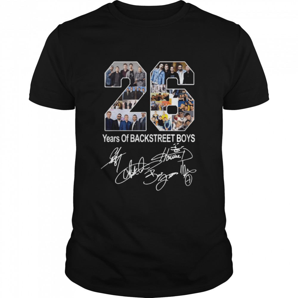 26 Years Of Backstreet Boys Tour 2022 shirt