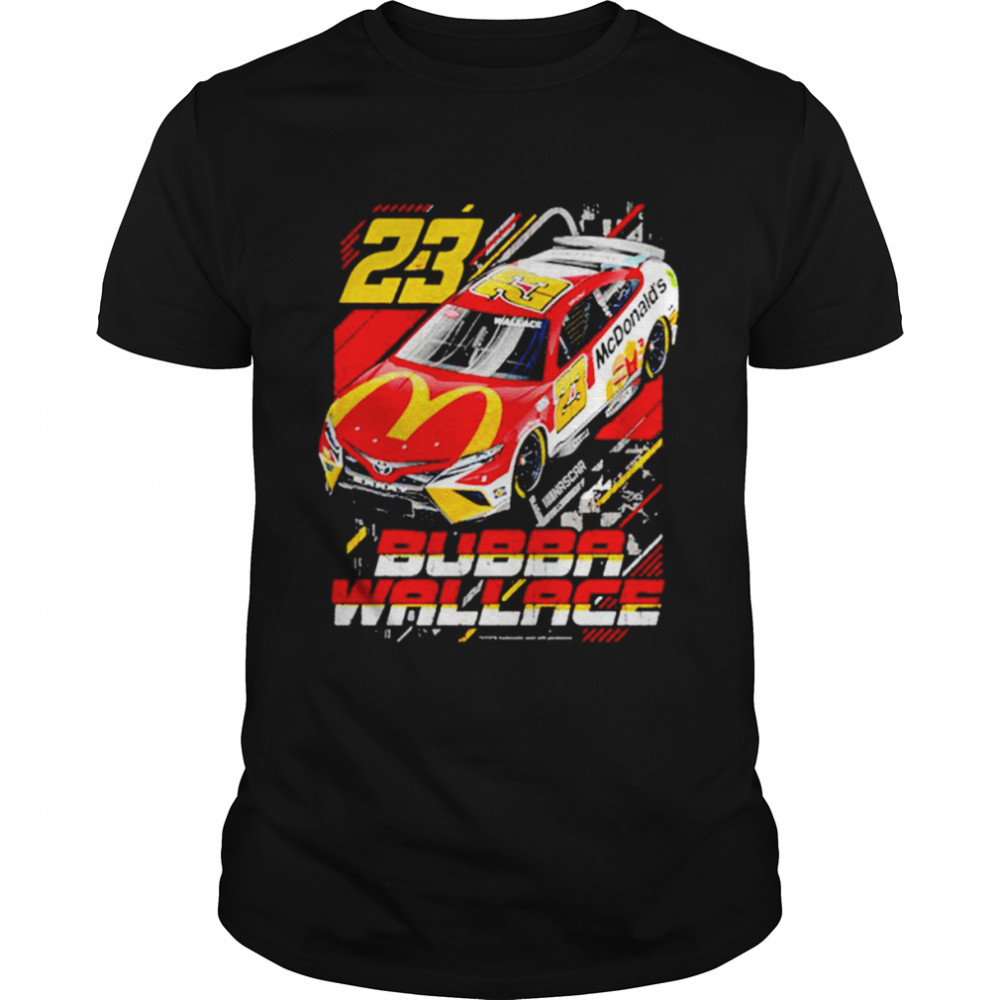 Bubba Wallace 23XI McDonald’s car shirt