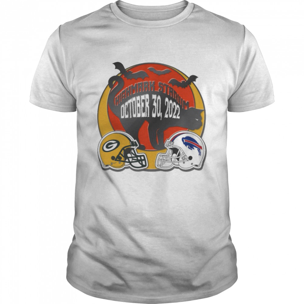 Green Bay Packers vs Buffalo Bills Hgihmark Stadium October 30 2022 Halloween shirt