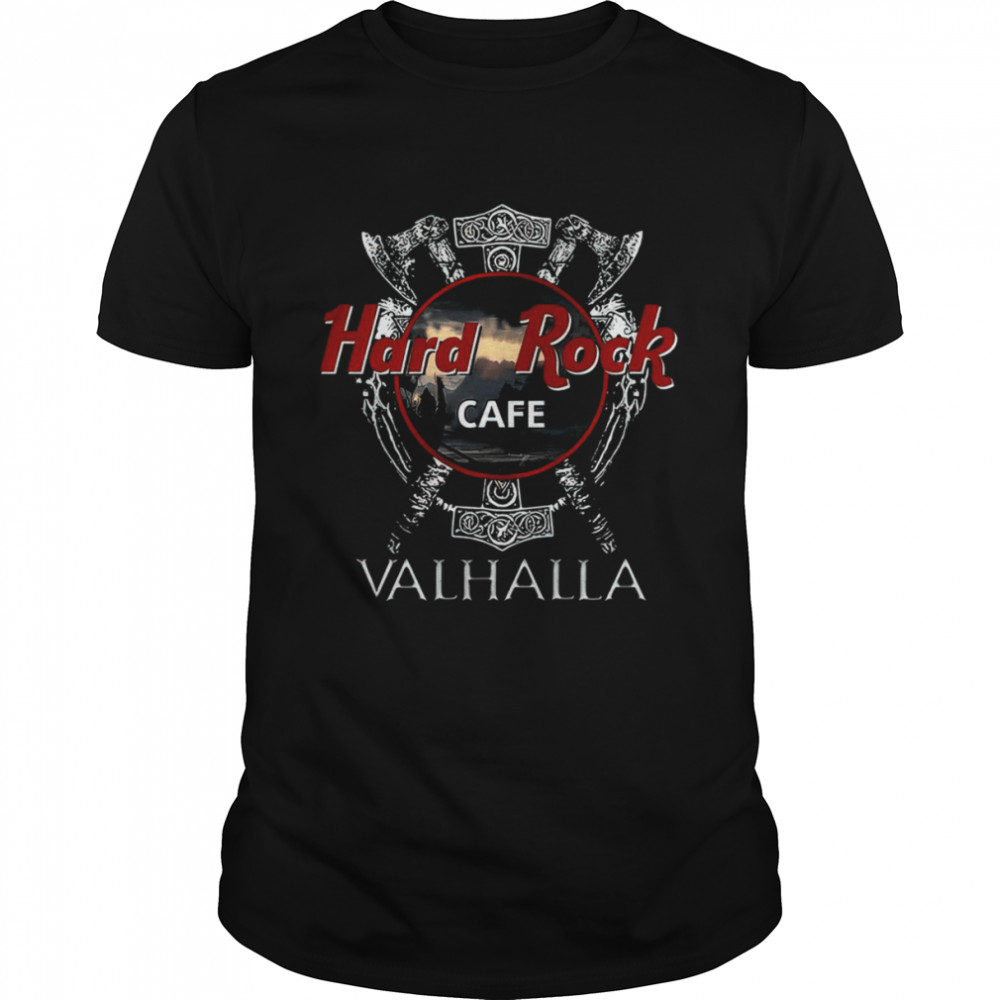 Hard Rock Cafe Valhalla Vikings shirt