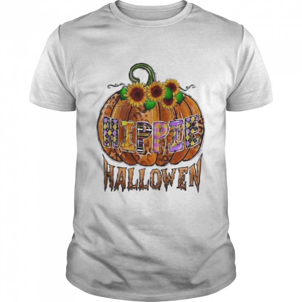Hippie halloween pumpkin 2022 shirt