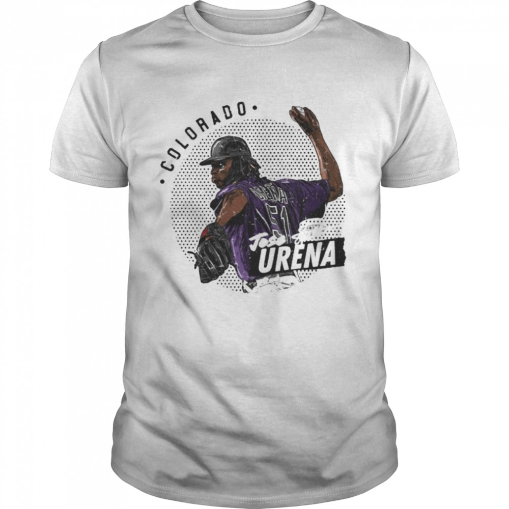 Jose Urena Colorado Rockies signature shirt