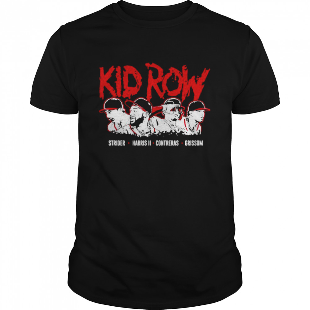 Kid Row Spencer Strider Michael Harris Ii William Contreras Vaughn Grissom Atlanta Braves shirt