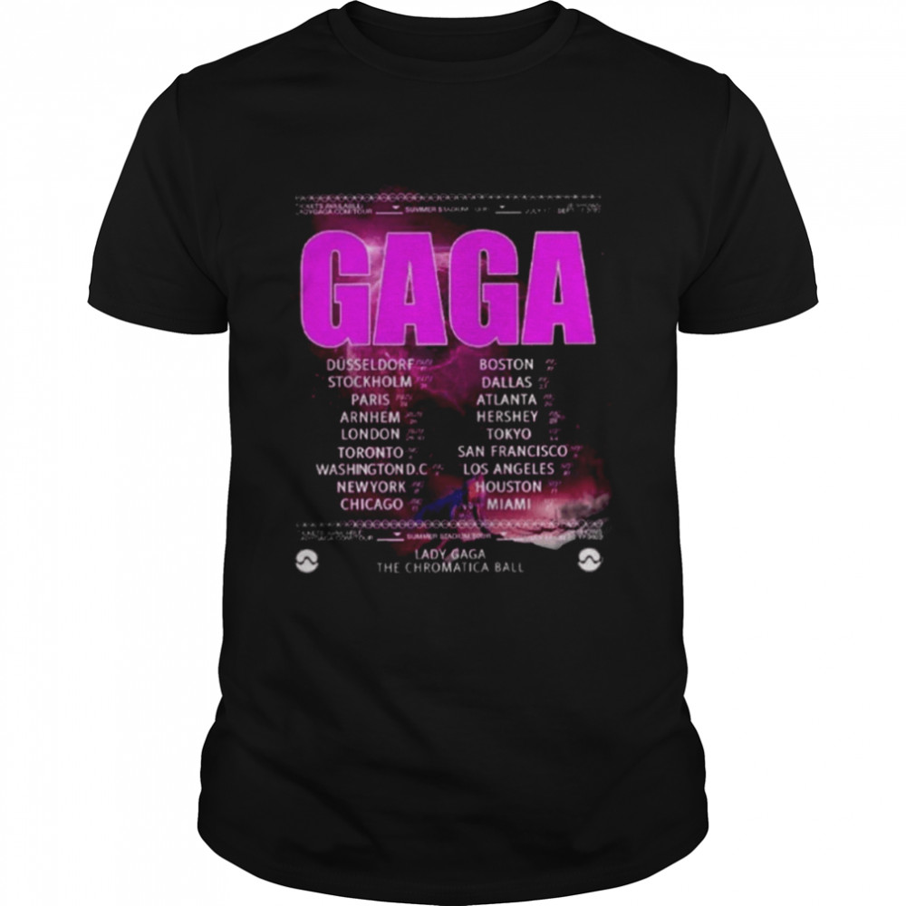 Ld Gaga Chromatica 2022 Tour Gaga 2022 Concert shirts