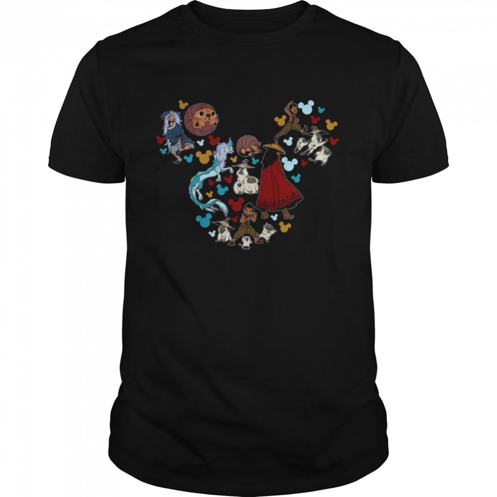 Raya And The Last Dragon Cute Head Mickey shirt