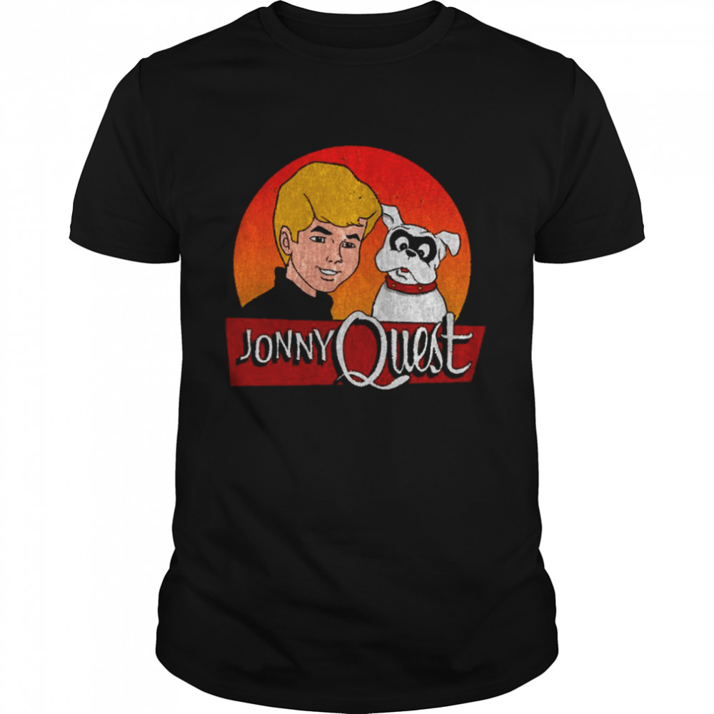 Vintage Jonny and Bandit Quest Cartoon Mysterious Machines shirt