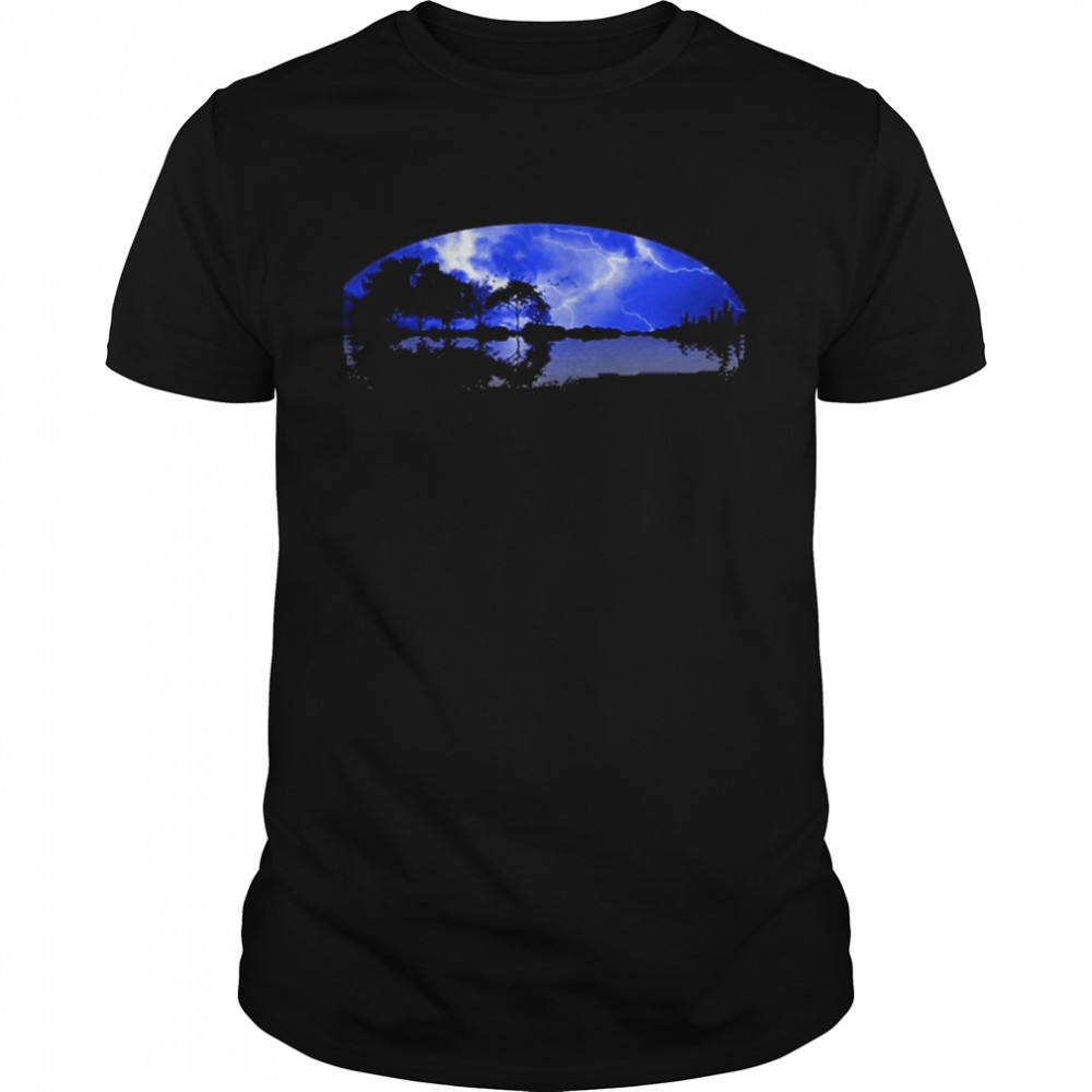 Guitar Thunderstorm City Skyline Lightning Special Shirt