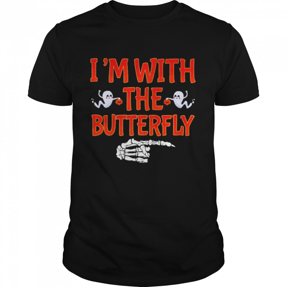 I’m with butterfly halloween shirt