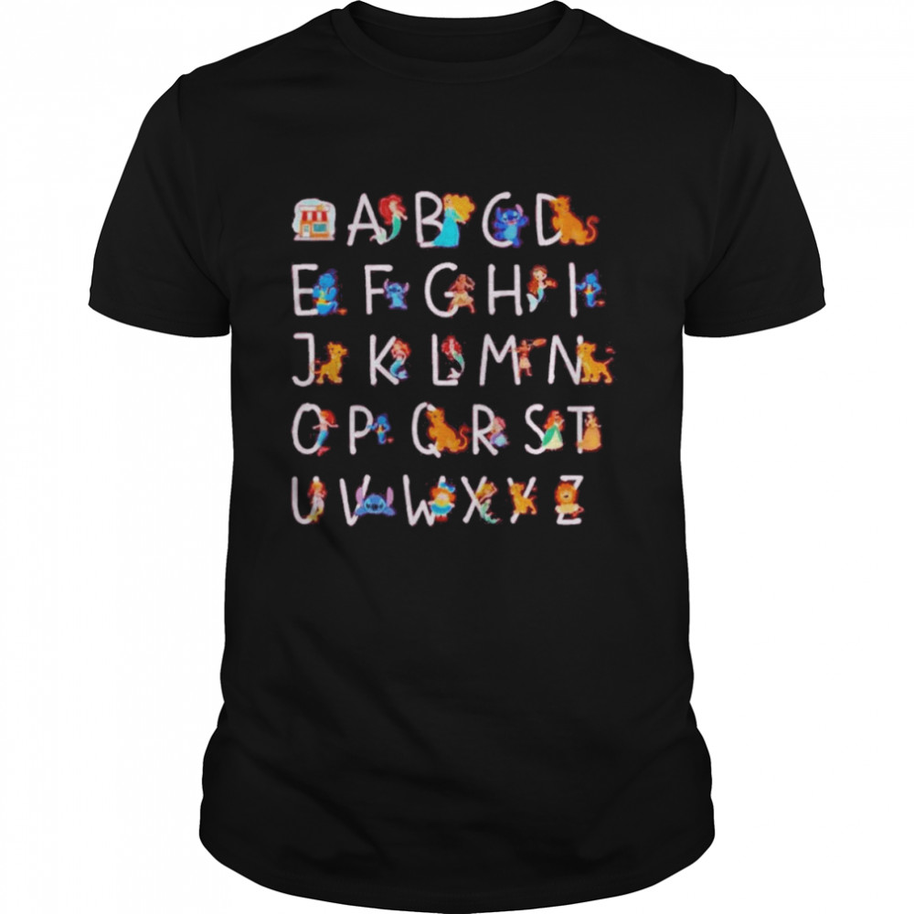 Preschool Teacher Back to School Alphabet Shirt