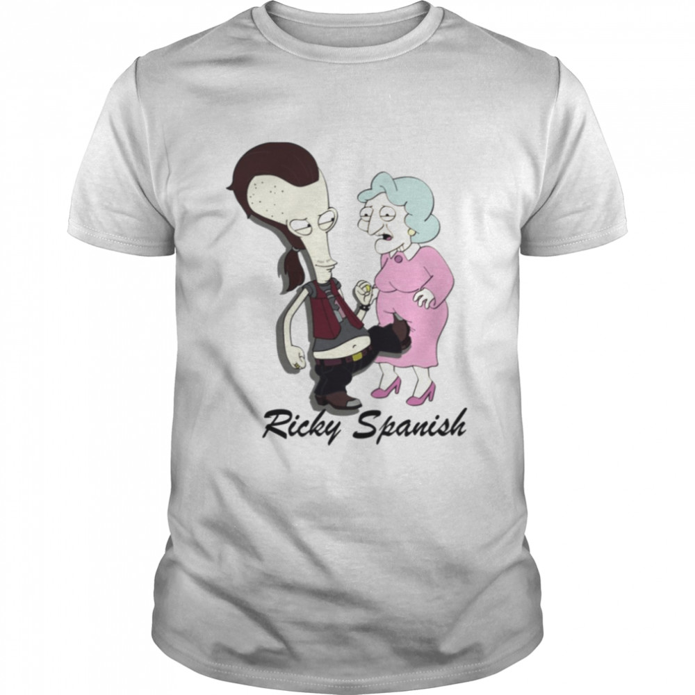 American Dad Roger Ricky Spanish shirt