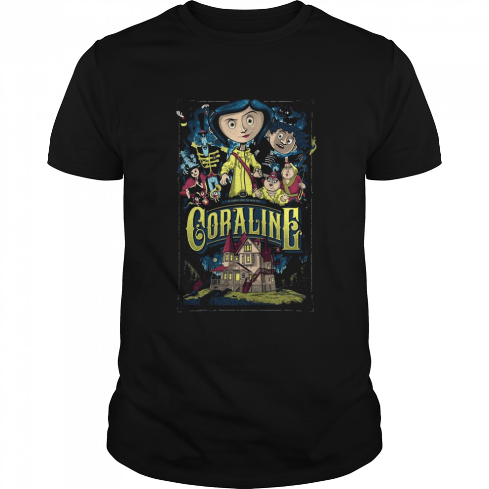 Animated Horror Film Coraline shirt