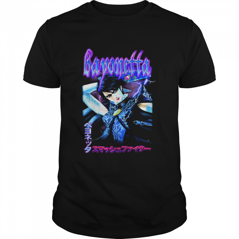 Bayonetta Japanese Smash Bros Vintage shirt