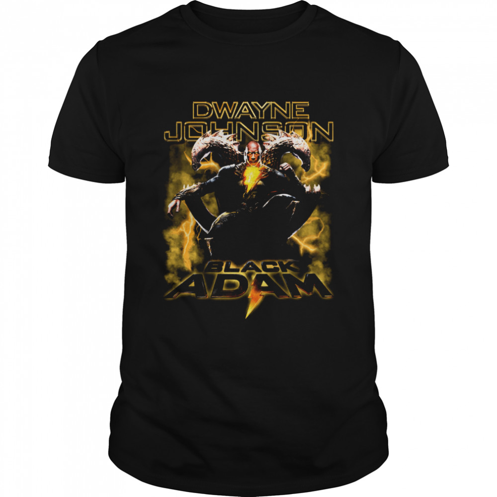 Black Adam Throne Dwayne Johnson 2022 Movie Film shirt