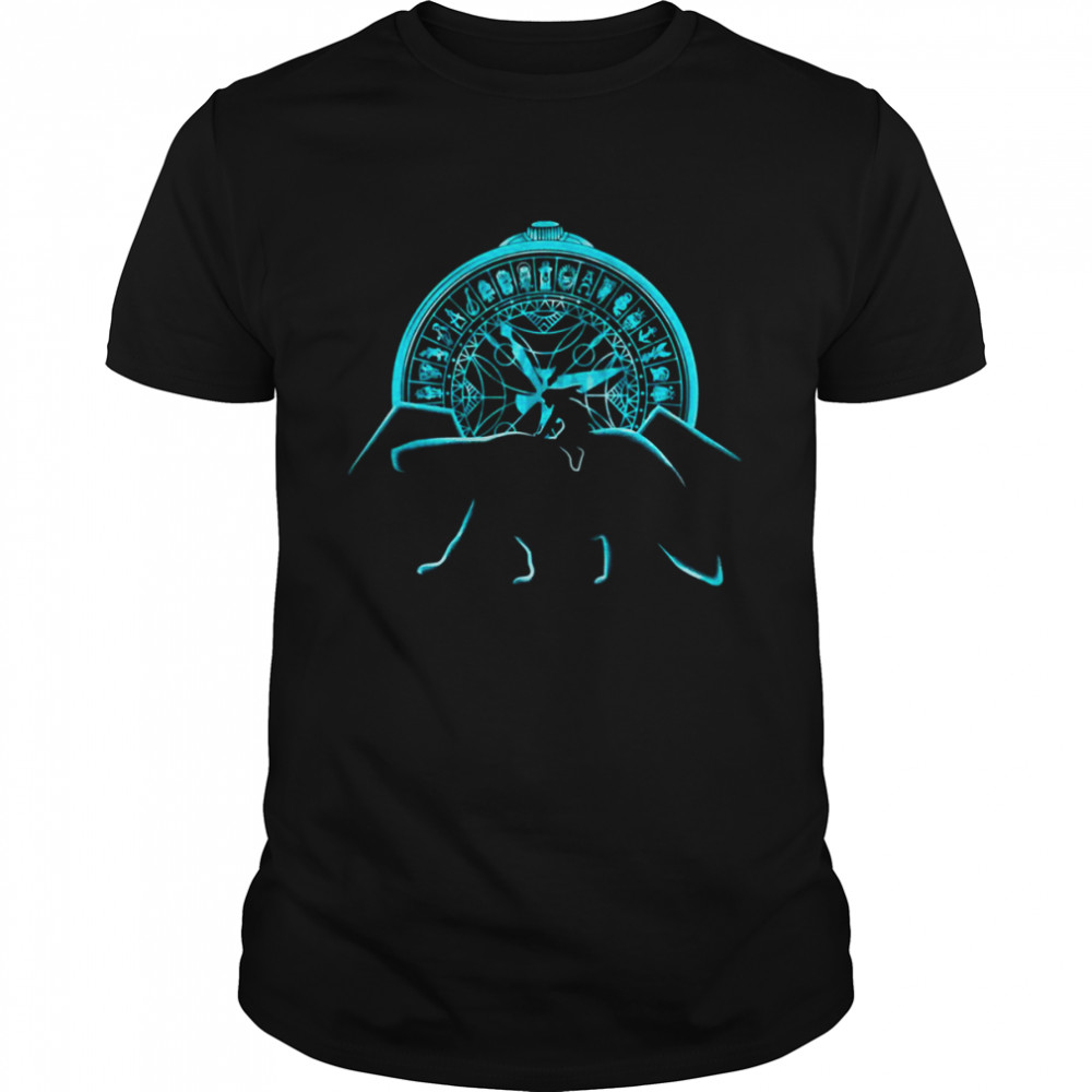 Blue Northern Lights shirt