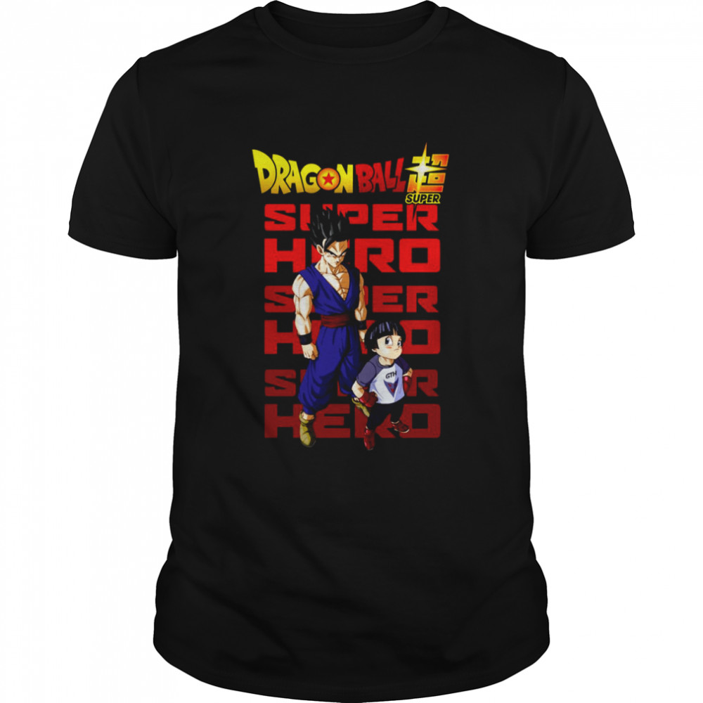 Characters Goku Gohan Dragonball Super Superhero shirt