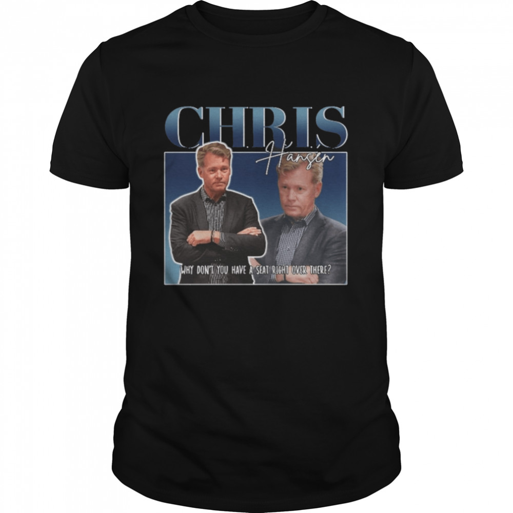 Chris Hansen 90s Bootleg Retro Illustration shirt