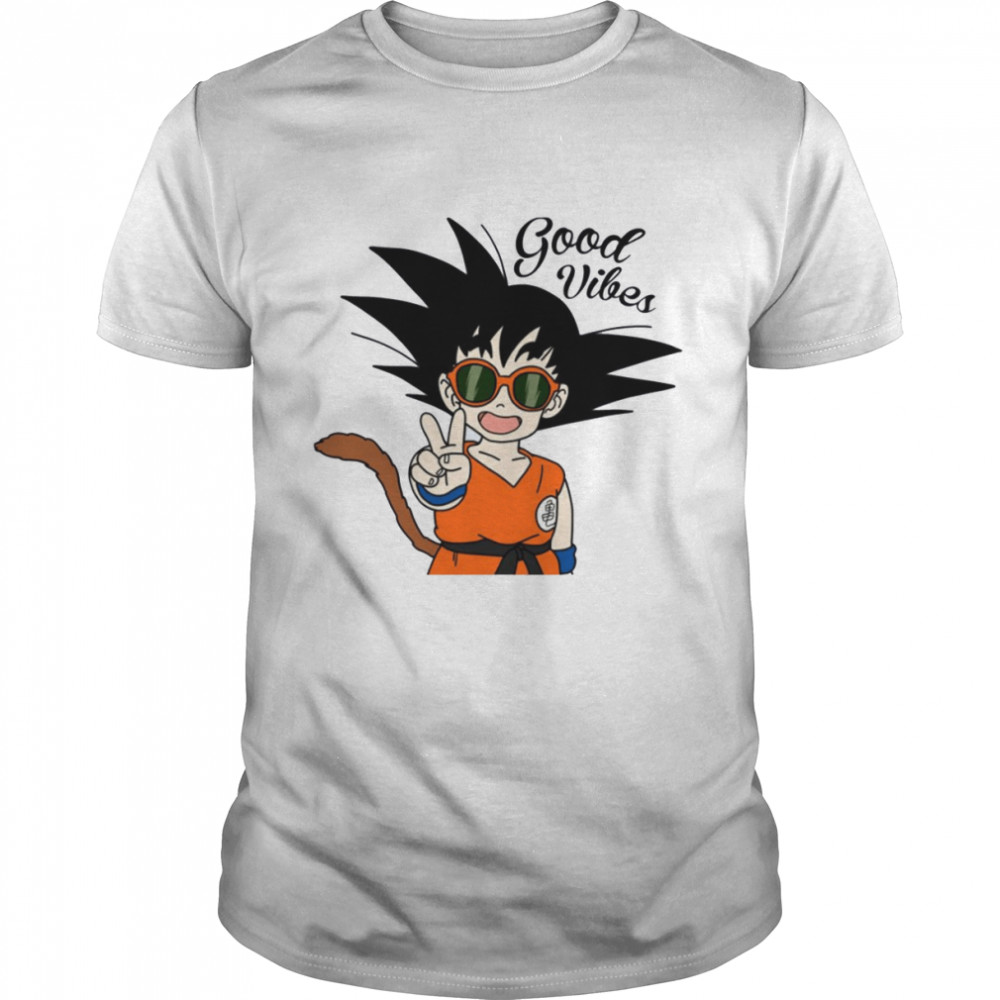 Good Vibes Kid Goku Dragon Ball shirt