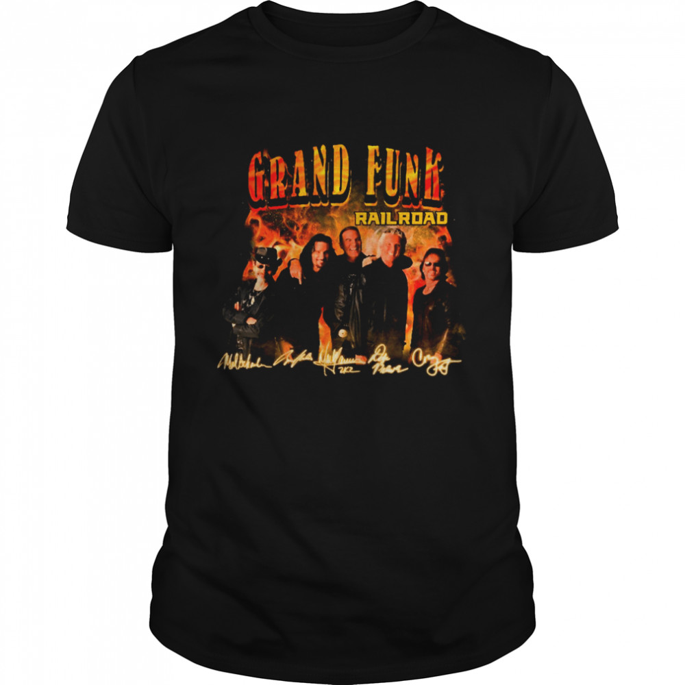 Grand Funk Railroad Signatures Vintage shirt