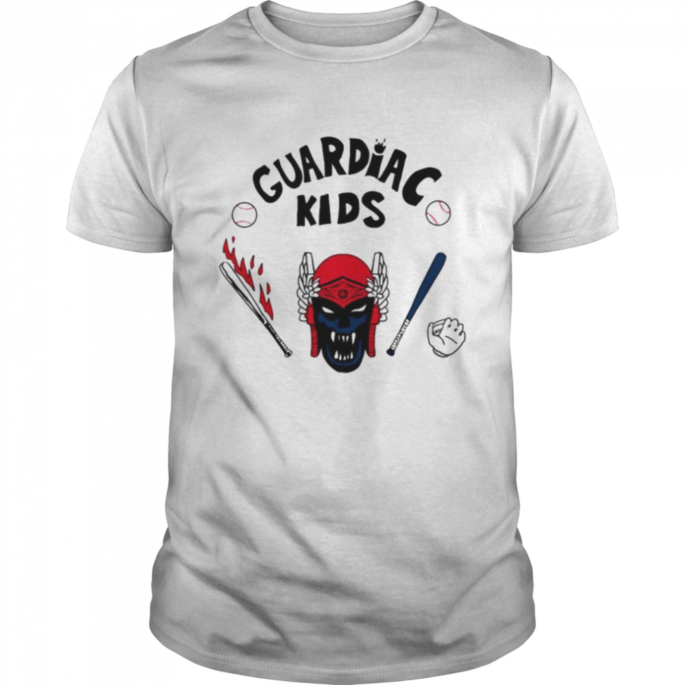 Guardiac kids st baseball shirt