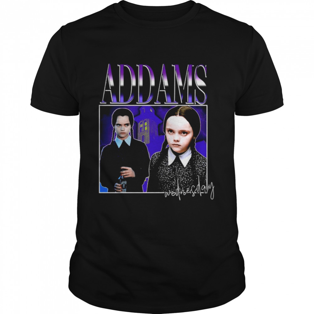 Halloween Wednesday Addams Rereo Vintage shirt