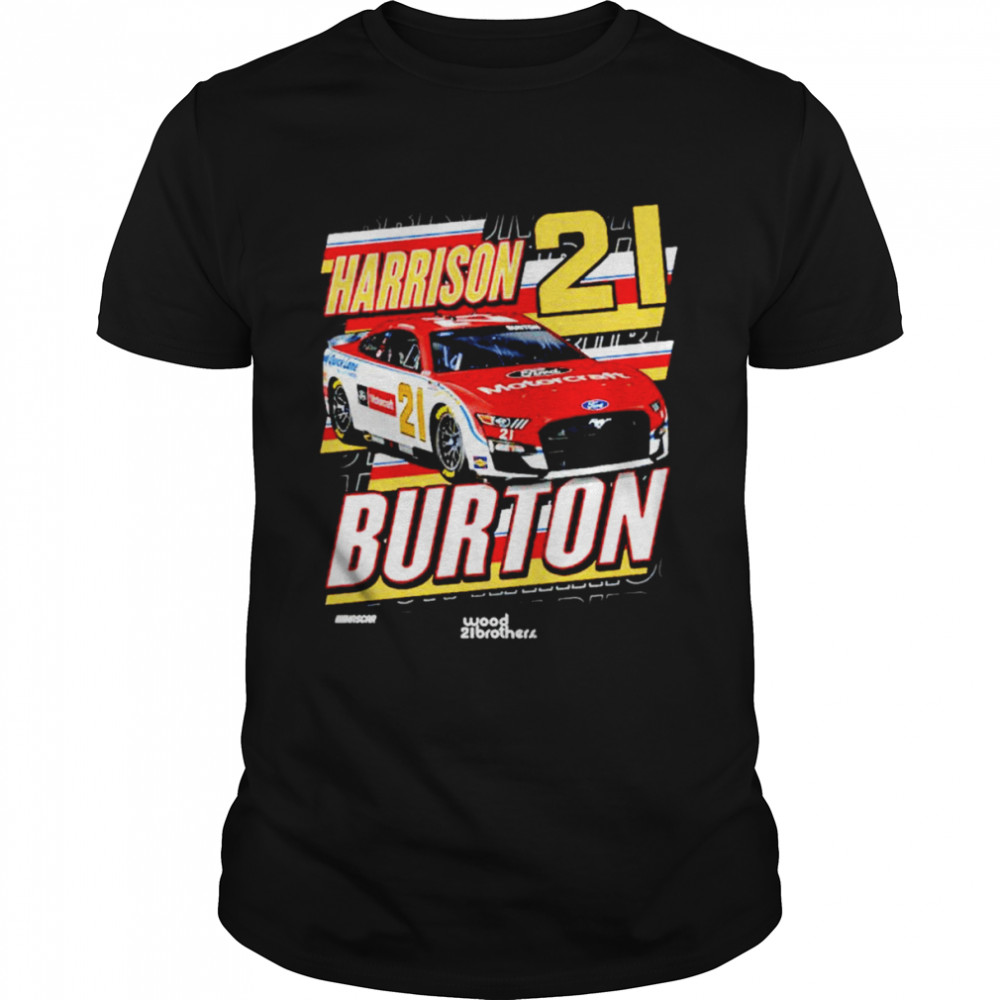 Harrison Burton Checkered Flag Black Motorcraft Chicane shirt