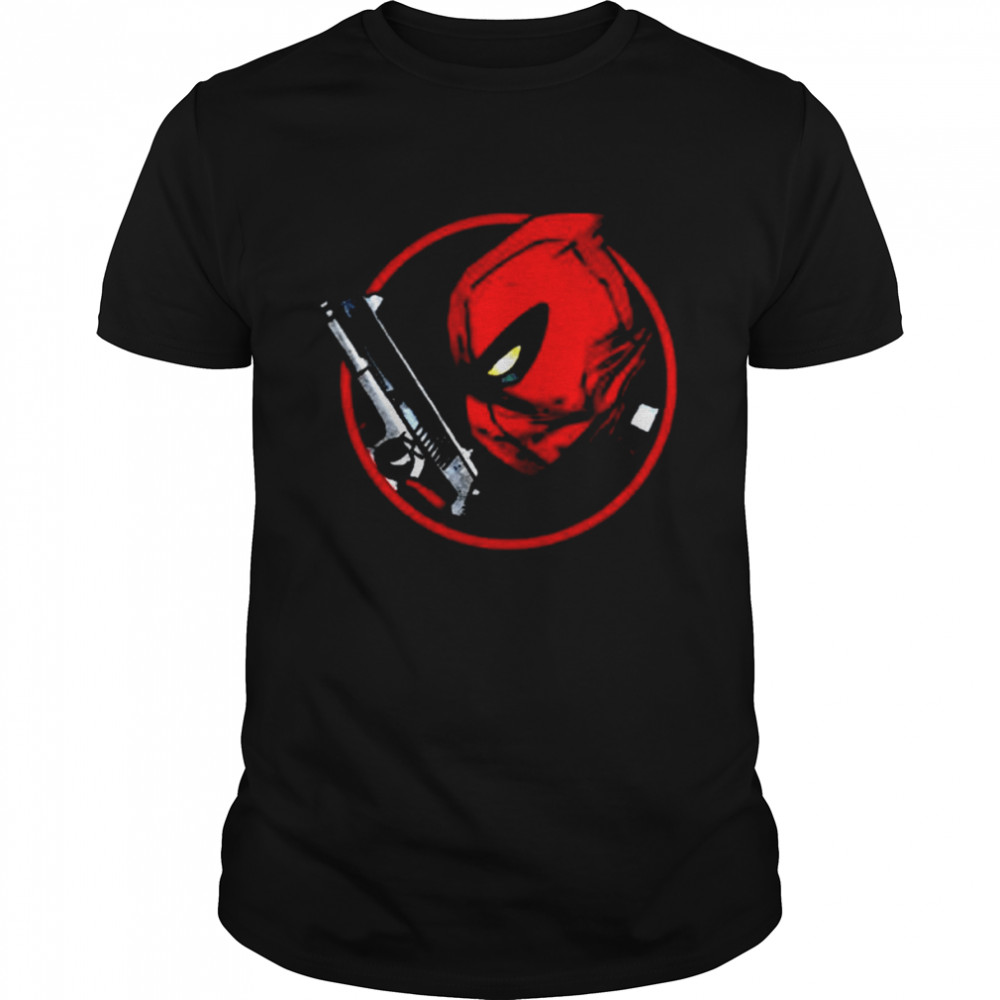 Marvel deadpool portrait logo 2022 shirt