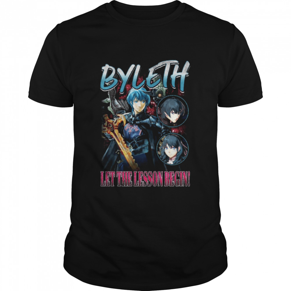 Professor Warrior Byleth Fire Emblem Let The Lesson Begin Vintage Graphic shirt