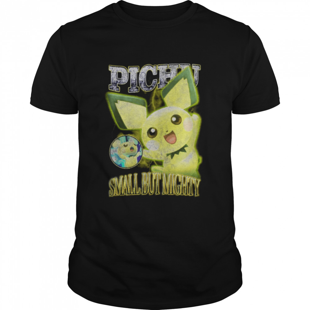 Tiny Thunder Power Pichu Small But Mighty Pika Pika VIntage shirt