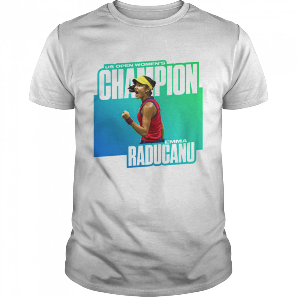 US Open Women’s Champion Emma Raducanu shirt