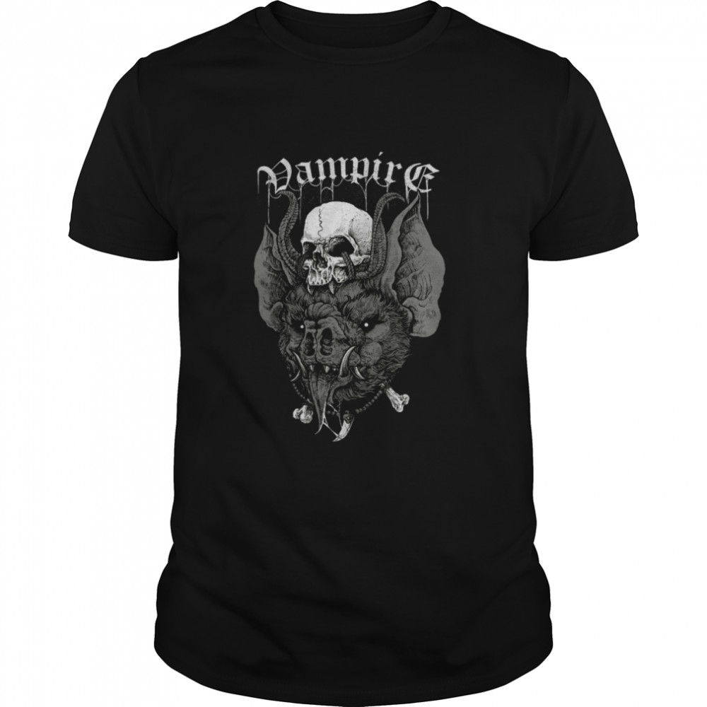 Vampire Skull Dracula Skeleton Transylvania Nosferatu Blood Sucker Monster shirt